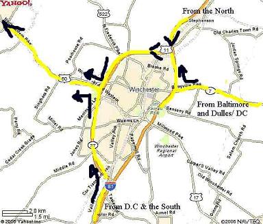 Area Map for Timber Ridge