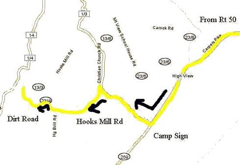 Local Map for Timber Ridge